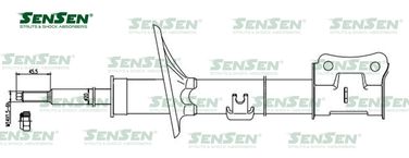 SENSEN 42130532 Амортизатор chevrolet aveo пер.прав.газ. | перед лев | - 1