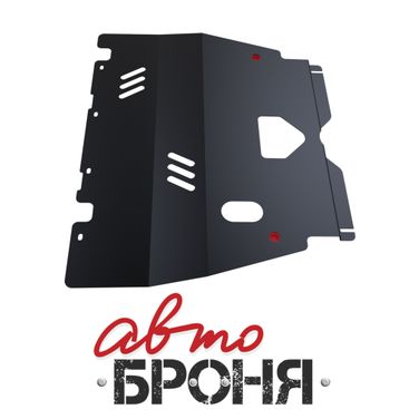 Автоброня 111.04301.1 Защита картера + КПП + крепеж, Сталь, Peugeot 206 2006-2013, v - 1.4 1.6 - 1