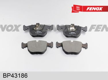 Fenox BP43186 Колодки тормозные дисковые | перед прав/лев | - 2