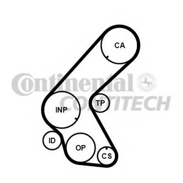 Contitech CT1178K1 Комплект ремня ГРМ - 18