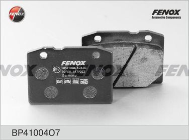Fenox BP41004O7 Колодки тормозные дисковые | перед прав/лев | - 1