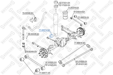 Stellox 77-00574-SX С/б амортизатора зад. SsangYong Actyon/K - 2