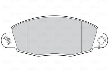 Valeo 301547 Колодки тормозные дисковые | Перед | - 2