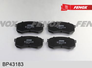 Fenox BP43183 Колодки тормозные дисковые | зад прав/лев | - 2