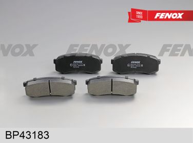 Fenox BP43183 Колодки тормозные дисковые | зад прав/лев | - 3