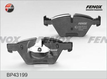 Fenox BP43199 Колодки тормозные дисковые | перед прав/лев | - 1