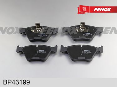 Fenox BP43199 Колодки тормозные дисковые | перед прав/лев | - 2
