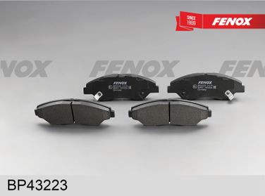 Fenox BP43223 Колодки тормозные дисковые | перед прав/лев | - 3