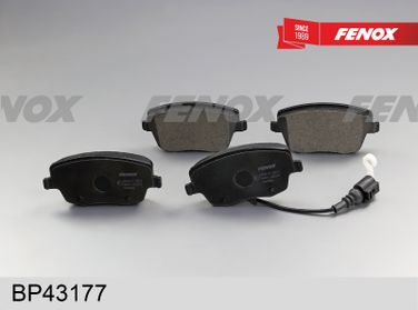 Fenox BP43177 Колодки тормозные дисковые с датчиком | перед прав/лев | - 3