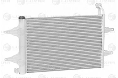 Luzar LRAC 18QR Радиатор кондиц. с ресивером для а/м Skoda Fabia (99-) - 1
