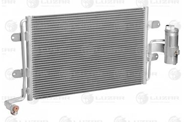 Luzar LRAC 18J0 Радиатор кондиц. с ресивером для а/м Skoda Octavia (96-)/vw Golf IV (96-) - 2