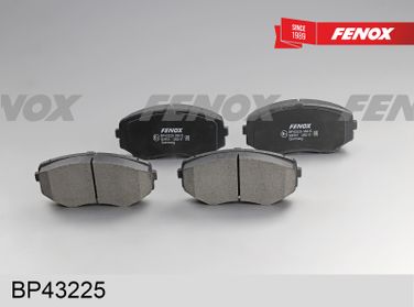 Fenox BP43225 Колодки тормозные дисковые | перед прав/лев | - 3