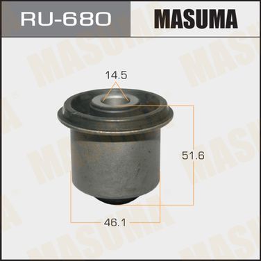 Masuma RU680 Сайлентблок рычага подвески | перед лев | - 1