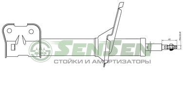 SENSEN 42140906 Амортизатор подвески - 1