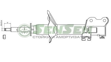 SENSEN 42130071 Амортизатор - 1
