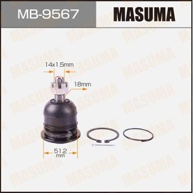 Masuma MB9567 Опора шаровая | перед | - 1