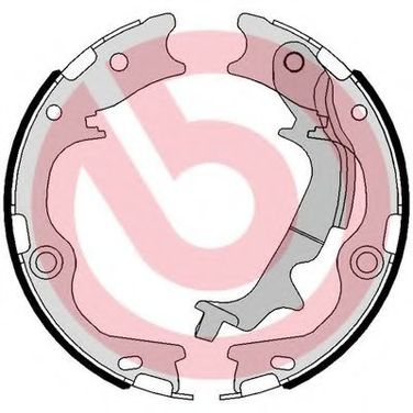 Brembo S 30 537 Колодки тормозные барабанные | зад | - 1