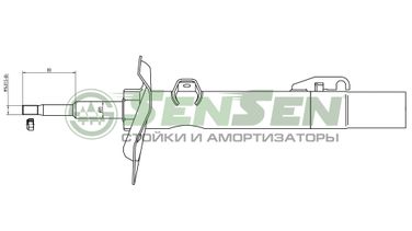 SENSEN 42140009 Амортизатор - 1