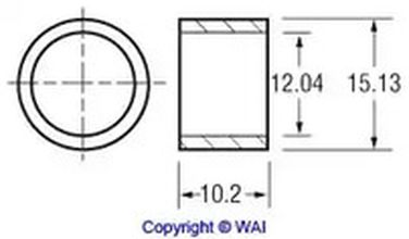 WAI 622402 Втулка стартера - 3
