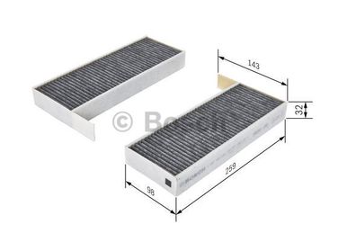 Bosch 1 987 435 525 Фильтр, воздух во внутренном пространстве - 5