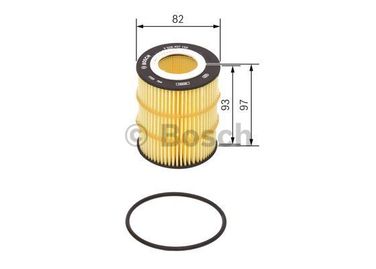 Bosch F 026 407 155 Фильтр масляный (вставка) - 5