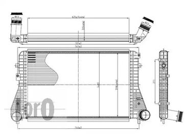 LORO 053-018-0006 Интеркулер - 1