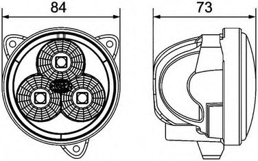 Hella 1G0 996 476-131 Фара рабочего освещения - 3