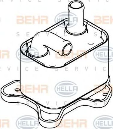 Hella 8MO 376 792-791 Масляный радиатор, автоматическая коробка передач - 2
