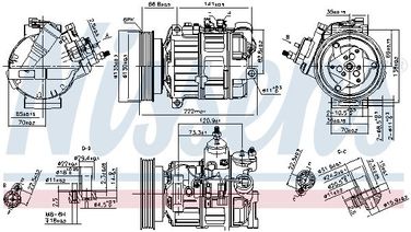 Nissens 89463 Компрессор, кондиционер - 1