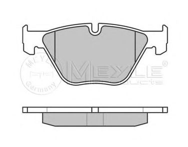 Meyle 025 233 1320/PD Колодки тормозные дисковые | перед | - 1