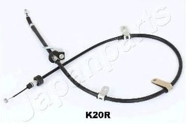 Japanparts BC-K20R Трос, стояночная тормозная система | зад прав | - 1