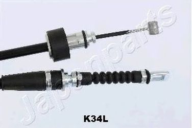 Japanparts BC-K34L Трос, стояночная тормозная система | зад лев | - 2