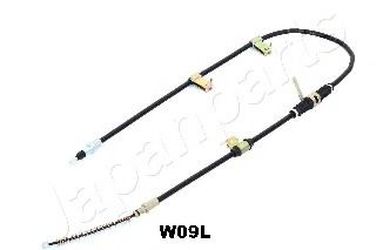 Japanparts BC-W09L Трос, стояночная тормозная система | зад лев | - 1