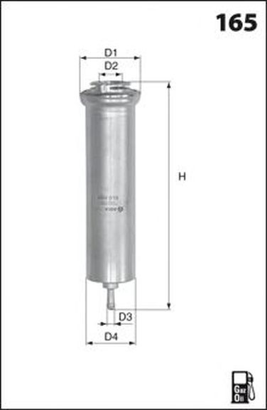 MECAFILTER ELG5461 Фильтр топливный - 1