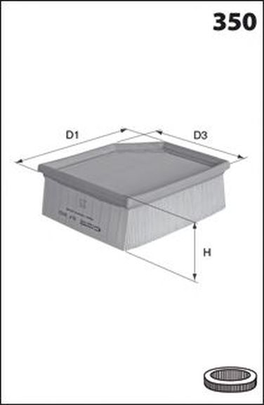 MECAFILTER ELP9450 Фильтр воздушный - 1