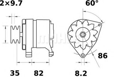 Mahle MG 403 Генератор - 1