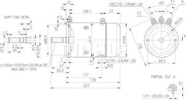 Mahle MM 293 Электромотор - 1
