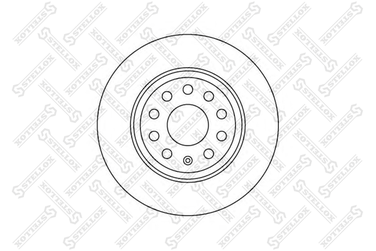 Stellox 6020-47116-SX Диск торм. зад. VW Passat 1.6&2.0fsi/1.9 - 1