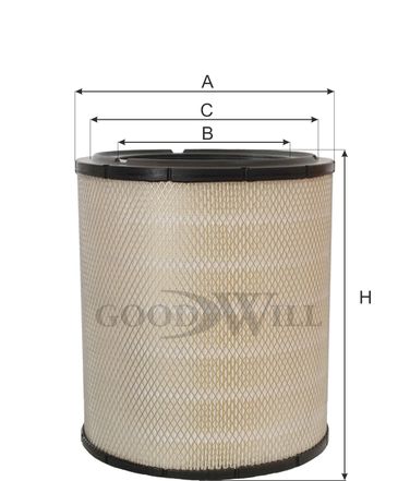 GoodWill AG 1029 Фильтр воздушный (внешний) HCV - 2