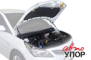 Автоупор UHYSOL012 Амортизаторы капота, Hyundai Solaris, 2010-..., крепеж в комплекте 2 шт - 3