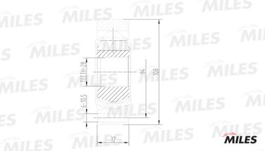 Miles GA10036 Шрус VW T4 1.9d-2.8 90-03 внутр. - 3