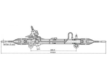 SAT ST-44200-48090 Рулевая рейка - 1