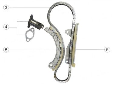 SAT TK-IZ304-B Комплект для замены цепи ГРМ - 2