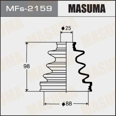 Masuma MFs2159 Пыльник ШРУСа задн. наруж. силикон - 1