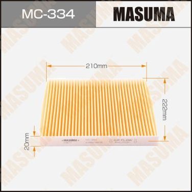 Masuma MC334 Воздушный фильтр салонный ac-211e masuma - 1