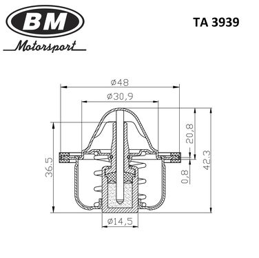 BM TA 3939 Термоэлемент 87'c - 2