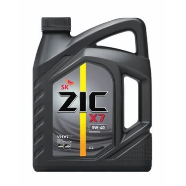 ZIC 162662 5w-40 X7 API SP, a3/b4 4л (синт. мотор. масло) - 1