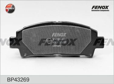 Fenox BP43269 Колодки тормозные дисковые | перед прав/лев | - 1