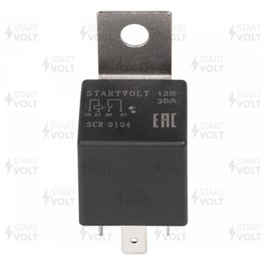 STARTVOLT SCR 0104 Реле автомобильное 4 контакта, со съемн. кроншт., 30А - 2