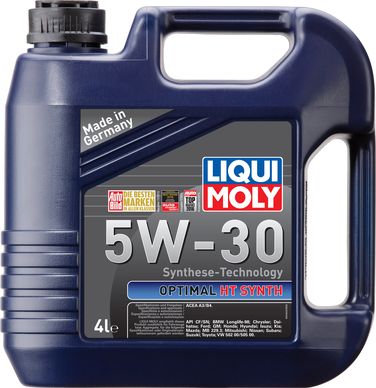 Liqui Moly 39001 5w-30 Optimal HT Synth, 4л (НС-синт.мотор.масло) - 1